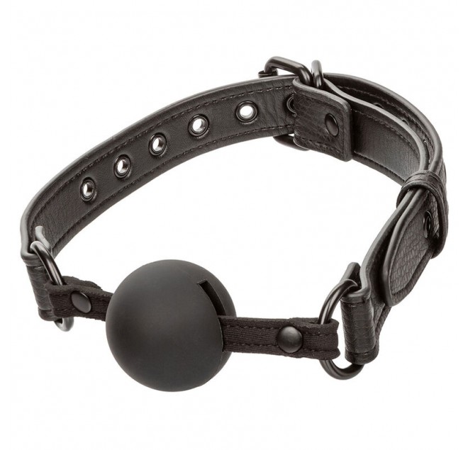 CALEXOTICS - NOCTURNAL BALL GAG SILICONE NERO