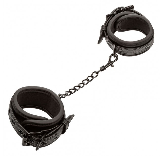 CALEXOTICS - NOCTURNAL MANICHETTE DA POLSO IN PELLE REGOLABILI NERE