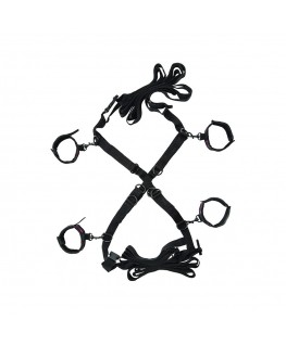 CALEXOTICS - SCANDAL SET DI CRAVATTE DA LETTO INCROCIATE