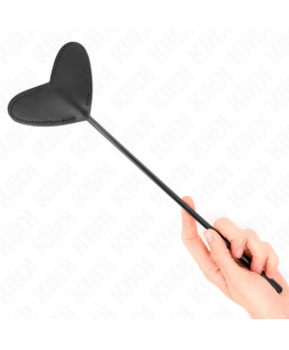 KINK - PALETTE NERA A FORMA DI CUORE 33 X 10 CM