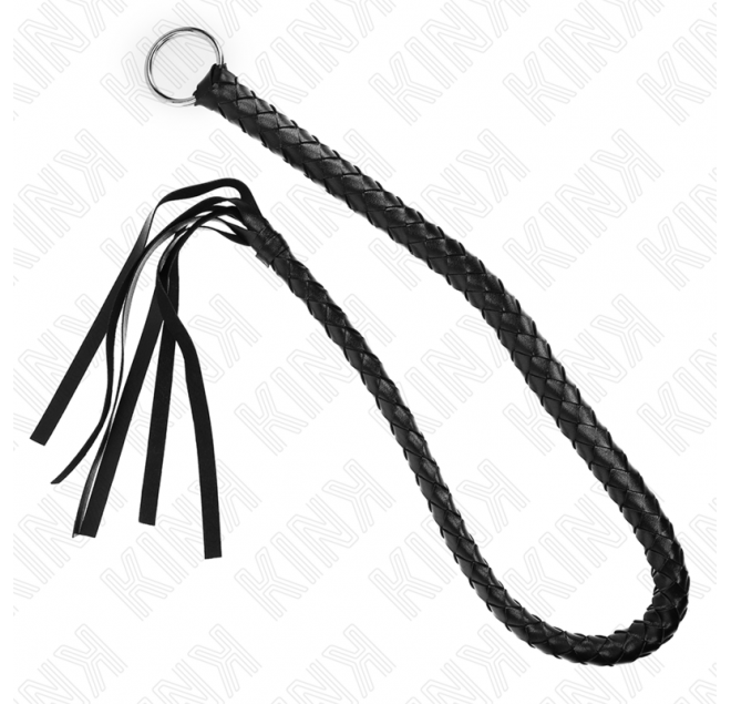 KINK - FRUSTA SERPENTE CON ANELLO MANO NERA 65 CM