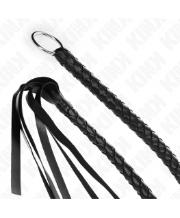 KINK - FRUSTA SERPENTE CON ANELLO MANO NERA 65 CM