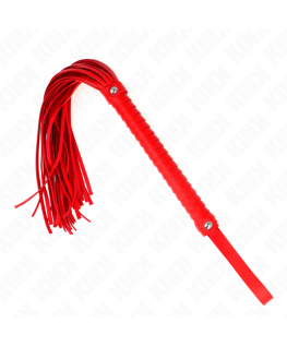 KINK - FRUSTA CON MANICO ROSSO STRUTTURATO 48,5 CM KINK - FRUSTA CON MANICO ROSSO STRUTTURATO 48,5 CM che trovi in offerta solo su SexyShopOnline a -35% di sconto