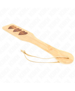 KINK - PALLET IN BAMBÙ DESIGN CUORE 32 X 5,5 CM