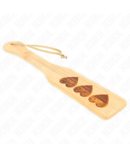 KINK - PALLET IN BAMBÙ DESIGN CUORE 32 X 5,5 CM