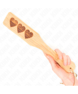 KINK - PALLET IN BAMBÙ DESIGN CUORE 32 X 5,5 CM