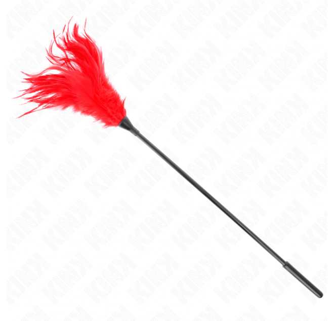 KINK - PIUME MULTIPLE ROSSE TICKLE 45 CM