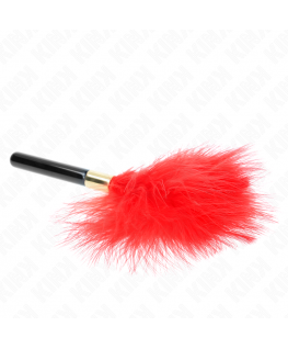 KINK - PIUME TICKLE IN METALLO ORO ROSSO 18 CM
