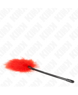 KINK - PIUME ROSSE TICKLE UTILIZZATE PER IL KIT BONDAGE 27 CM