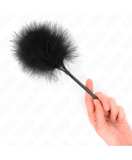 KINK - PIUME NERE UTILIZZATE PER IL KIT BONDAGE 27 CM