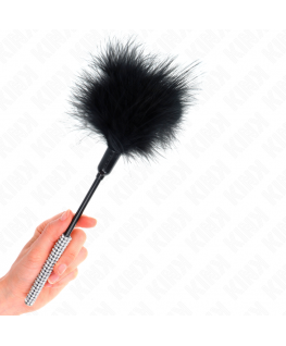KINK - PIUME TICKLE CON MANICO STRASS 27 CM