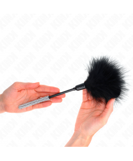 KINK - PIUME TICKLE CON MANICO STRASS 27 CM