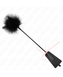 KINK - PIUME TICKLE CON FIOCCO NASTRO ROSA 49 CM