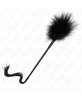 KINK - FRUSTA IN SILICONE CON PIUME PER SOLLETICO 47 CM