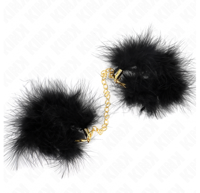 KINK - POLSINI IN PIUMA CON CATENA IN ORO MODELLO 0