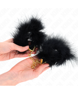 KINK - POLSINI IN PIUMA CON CATENA IN ORO MODELLO 0