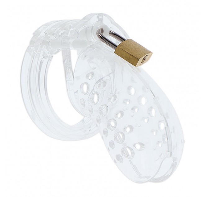 HIDDEN DESIRE - EXTREME GABBIA PER CAZZO CASTITÀ ACRILICO REGOLABILE TRASPARENTE