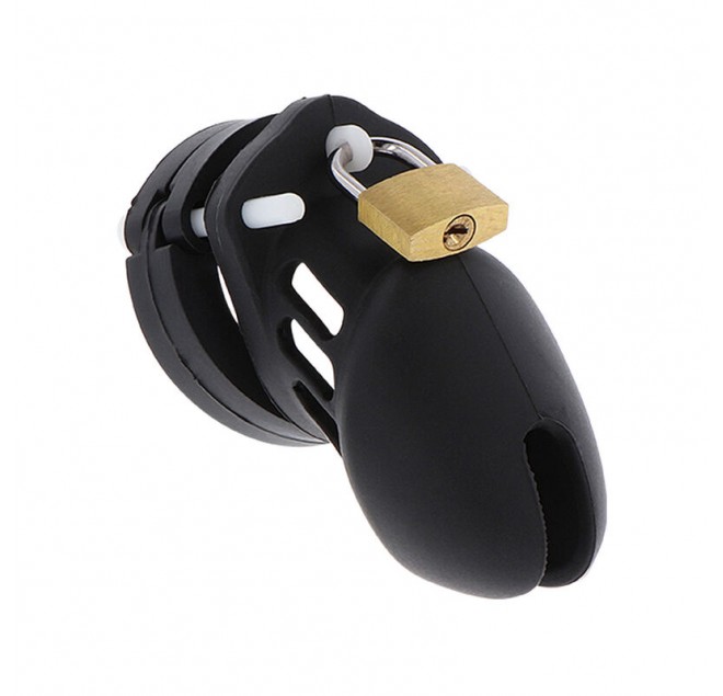 HIDDEN DESIRE - EXTREME GABBIA PER CAZZO IN SILICONE TAGLIA S NERA