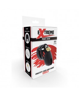 HIDDEN DESIRE - EXTREME GABBIA PER CAZZO IN SILICONE TAGLIA S NERA