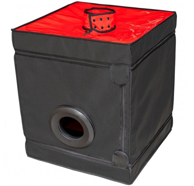 SECRET DOME - KINK CLUB CABINA BUKKAKE NERO E ROSSO