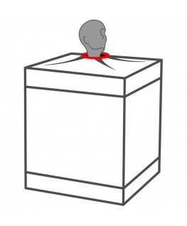 SECRET DOME - KINK CLUB CABINA BUKKAKE NERO E ROSSO