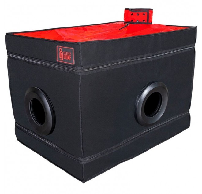 SECRET DOME - KINK CLUB LA NICHE CABIN NERO E ROSSO