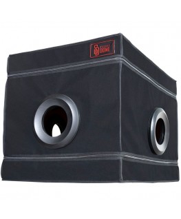 SECRET DOME - KINK CLUB LA NICHE CABIN NERO E ROSSO