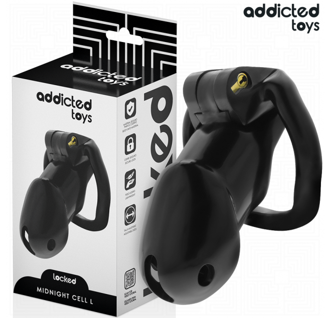 ADDICTED TOYS LOCKED - MINDNIGHT CELL GABBIA PER PENE TAGLIA L