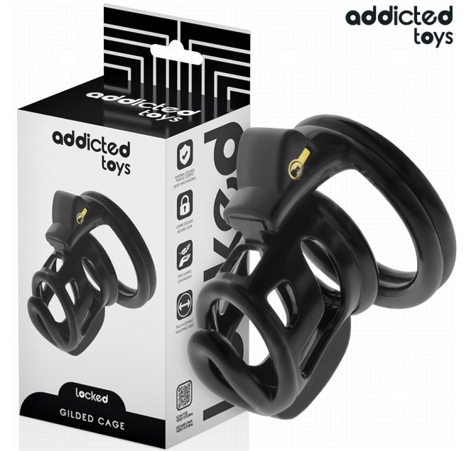 ADDICTED TOYS LOCKED - GABBIA PER PENE GILDEN CAGE 8,5 CM