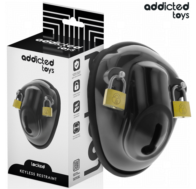 ADDICTED TOYS LOCKED - GABBIA PER PENE SENZA CHIAVE 11,5 CM