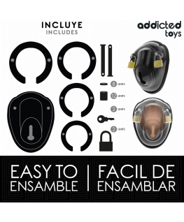 ADDICTED TOYS LOCKED - GABBIA PER PENE SENZA CHIAVE 11,5 CM