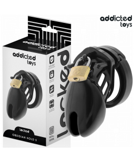 ADDICTED TOYS LOCKED - GABBIA PER PENE OBSIDIAN HOLD TAGLIA S