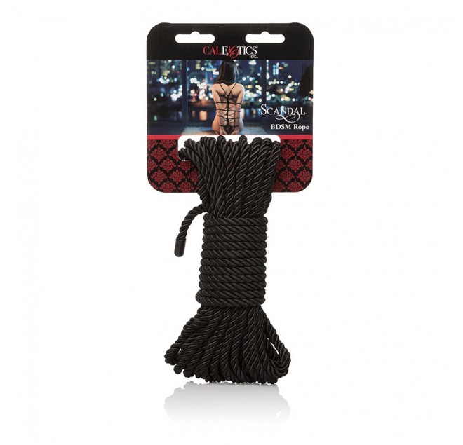 CALEXOTICS - SCANDAL CORDA NERA BDSM 10 M