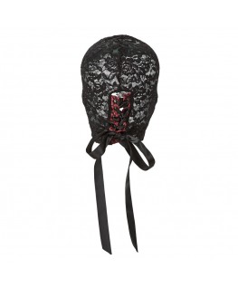 CALEXOTICS - SCANDAL  PASSAMONTAGNA IN PIZZO NERO CON FIOCCO