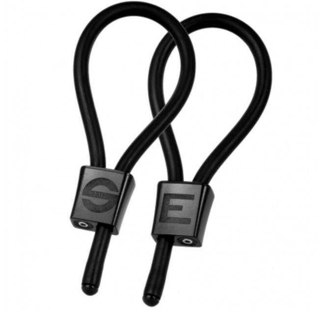 ELECTRASTIM - PRESTIGE ELECTRA LOOPS ANELLI PER IL PENE REGOLABILI NERI