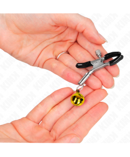 KINK - PINZA PER CAPEZZOLO A CAMPANA SINGOLA ORO 6 CM