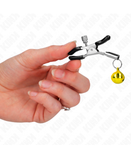 KINK - PINZA PER CAPEZZOLO A CAMPANA SINGOLA ORO 6 CM