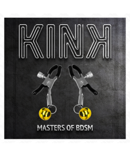 KINK - PINZA PER CAPEZZOLO A CAMPANA SINGOLA ORO 6 CM