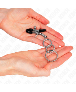 KINK - MORSETTO PER CAPEZZOLO CON 3 O-RING 6 CM