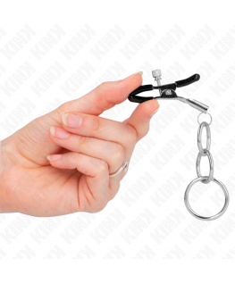 KINK - MORSETTO PER CAPEZZOLO CON 3 O-RING 6 CM