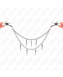 KINK - PINZE PER CAPEzzoli CON CATENE A SPUNTE 30 CM