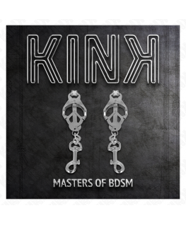 KINK - PINZE PER CAPEZZOLI TRIFOGLIO GIAPPONESE CON GANCI ARGENTO