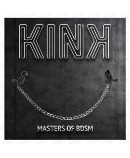 KINK - MORSETTI PER CAPEZZOLI A CATENA PIATTA ARGENTO 30 CM