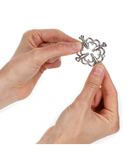 KINK - MORSETTI PER CAPEZZOLI A FIORE IN METALLO