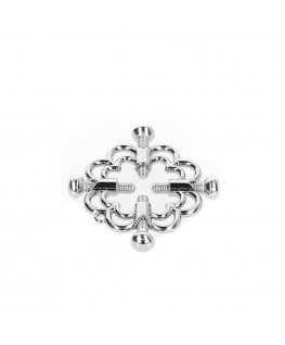 KINK - MORSETTI PER CAPEZZOLI A FIORE IN METALLO