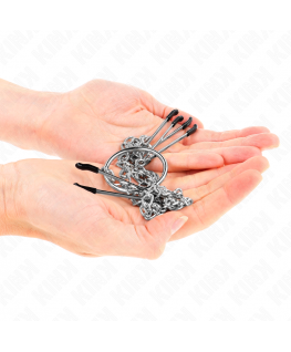 KINK - PINZE PER CAPEZZOLI TRIPLI E CLIT CON CATENA MODELLO 1