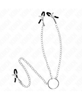 KINK - PINZE PER CAPEZZOLI TRIPLI E CLIT CON CATENA MODELLO 0