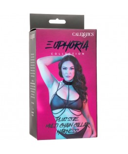 CALEXOTICS - EUPHORIA IMBRACATURA COLLETTO MULTI CATENA PLUS TAGLIA