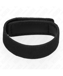 KINK - ANELLO PER PENE IN PELLE CON CHIUSURA IN VELCRO 20 X 2 CM