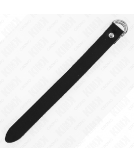 KINK - ANELLO PER PENE IN PELLE CON CHIUSURA A PRESSIONE 22 X 2 CM